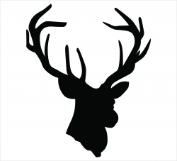 White Tailed Deer Silhouette at GetDrawings.com | Free for personal ...