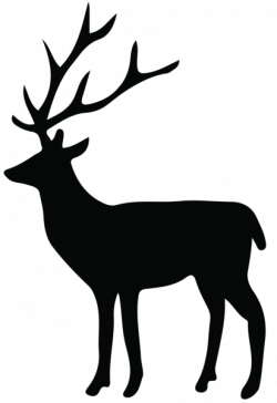 Reindeer Silhouette Clipart at GetDrawings.com | Free for personal ...