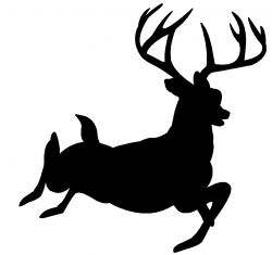 Reindeer Silhouette Clipart at GetDrawings.com | Free for personal ...