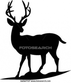 Whitetail Deer Silhouette Clip Art at GetDrawings.com | Free for ...