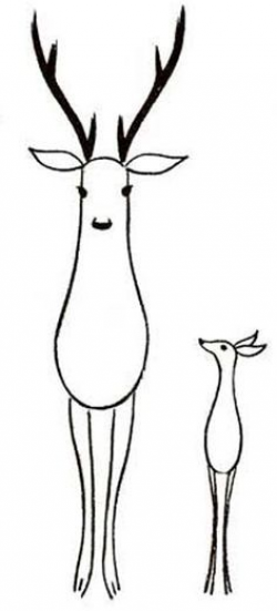 easy simple clipart deer - Google Search | Muntjac | Pinterest ...