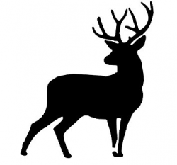 Deer Silhouette Stencil at GetDrawings.com | Free for personal use ...