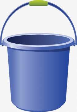 Blue Bucket, Bucket, Green, Cartoon PNG Image and Clipart for Free ...