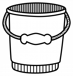Clipart - bucket - lineart