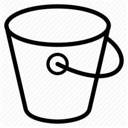 Bucket outline clipart images gallery for free download ...