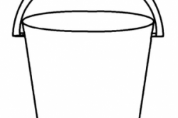 Bucket clipart black and white 4 » Clipart Station