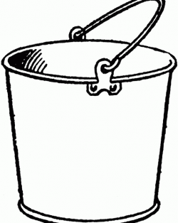 Picture Of Bucket : Coloring Page - freescoregov.com