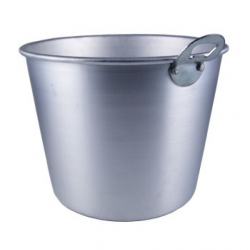 Ice Bucket with Opener - Aluminum