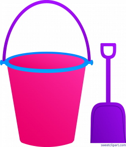 Pail Shovel Pink Purple Clip Art - Sweet Clip Art