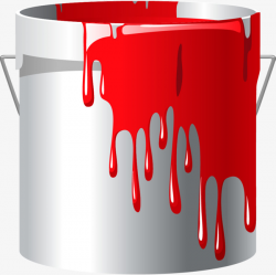 Cartoon White Paint Bucket, Cartoon, White, Paint Bucket PNG Image ...