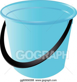 Vector Stock - Plastic bucket. Clipart Illustration gg60956308 - GoGraph