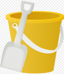 Bucket and spade Shovel Clip art - Yellow bucket png download - 1116 ...