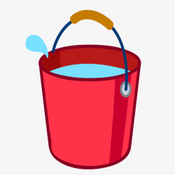 Red Bucket Cartoon, Red, Bucket, Cartoon PNG and Vector for Free ...