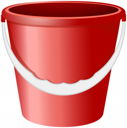 Red Bucket PNG Clip Art Image - Best WEB Clipart