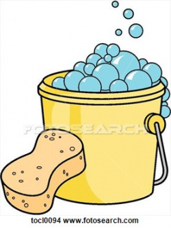 soap bucket and sponge. | Clipart Panda - Free Clipart Images