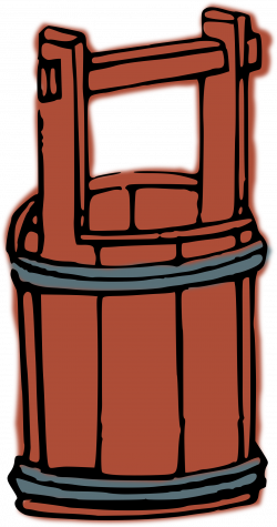 Clipart - Wooden bucket