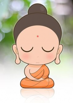 16137350-Buddhist-Monk-cartoon-Stock-Photo-meditation.jpg (866×1300 ...