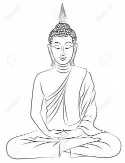 28+ Collection of Thai Buddha Drawing | High quality, free cliparts ...