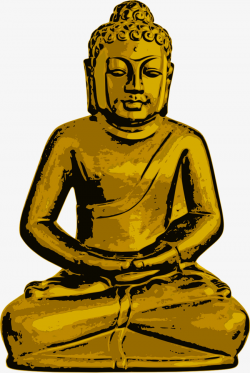 Yellow Buddha, Yellow, Buddha, Buddhist Monk PNG Image and Clipart ...