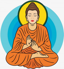 Sakyamuni Buddha Statue Portrait Illustration Style, Shakya Muni ...