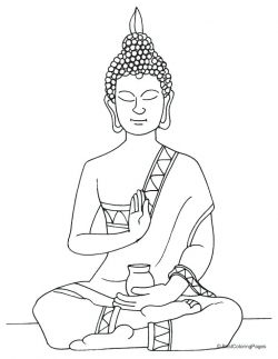 Buddha Statue Drawing at GetDrawings.com | Free for personal use ...