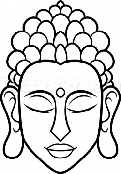 how to draw buddha easy step 7 | art | Pinterest | Buddha, Easy and Draw