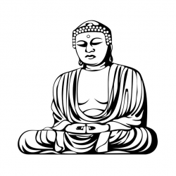 Buddha Buddhism Yoga graphics design SVG, by vectordesign on Zibbet