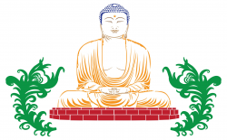 Buddha Line Art Clipart - Design Droide