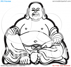 Happy Buddha Clipart