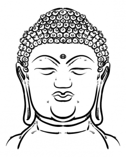 Thai Buddha head isolated. Esoteric vintage hand… | Etsy ...
