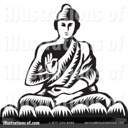 Buddha Clipart #1416310 - Illustration by patrimonio
