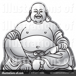 Buddha Clipart #1169747 - Illustration by Lal Perera