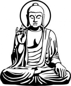 Buddha Stencil Art | Displaying (20) Gallery Images For Buddha Line ...