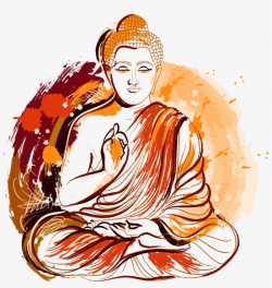 Buddha Clipart England - Gautam Buddha Art Hd PNG Image ...