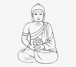 Modern Illustration Style; Shakya Muni Buddha; Meditation Portrait ...