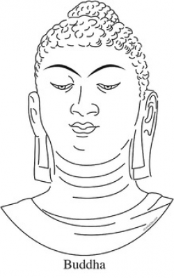 Buddha Clip Art, Coloring Page, or Mini-Poster by Cordial Clips | TpT