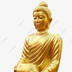 Golden Buddha, Buddha, Statue, Golden PNG Transparent ...