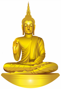 Golden Buddha Statue PNG Clip Art - Best WEB Clipart