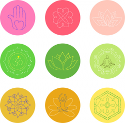 Buddhism symbol set Free vector in Adobe Illustrator ai ( .ai ...
