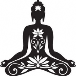 Pin by Maddison Cline on Silhouette | Pinterest | Buddha, Clip art ...