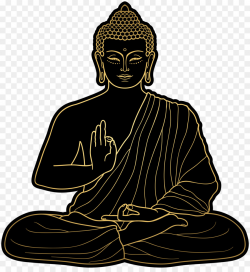 Golden Buddha Buddhism Zen Clip art - Buddhism png download - 7431 ...