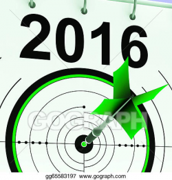 Drawing - 2016 calendar shows planning annual projection budget ...