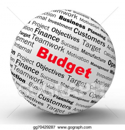 Clipart - Budget sphere definition shows financial ...