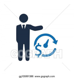 Vector Clipart - Business budget plan icon. Vector ...