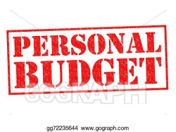 Clipart - Personal budget. Stock Illustration gg72235644 ...
