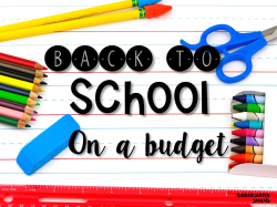 Back to School on a Budget - Kindergarten Smarts