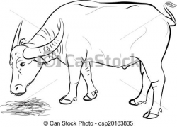 buffalo clipart black and white 7 | Clipart Station
