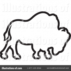 Buffalo Clipart #1163786 - Illustration by Lal Perera