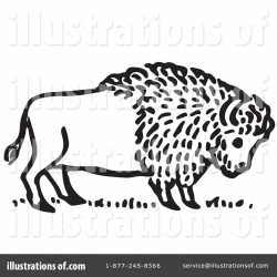 Buffalo Clipart #1220940 - Illustration by Picsburg