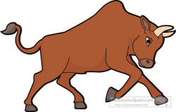 Bull clipart - Pencil and in color bull clipart